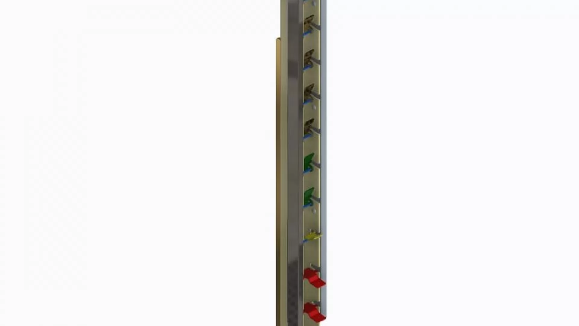 Contenitori metallici con colonne