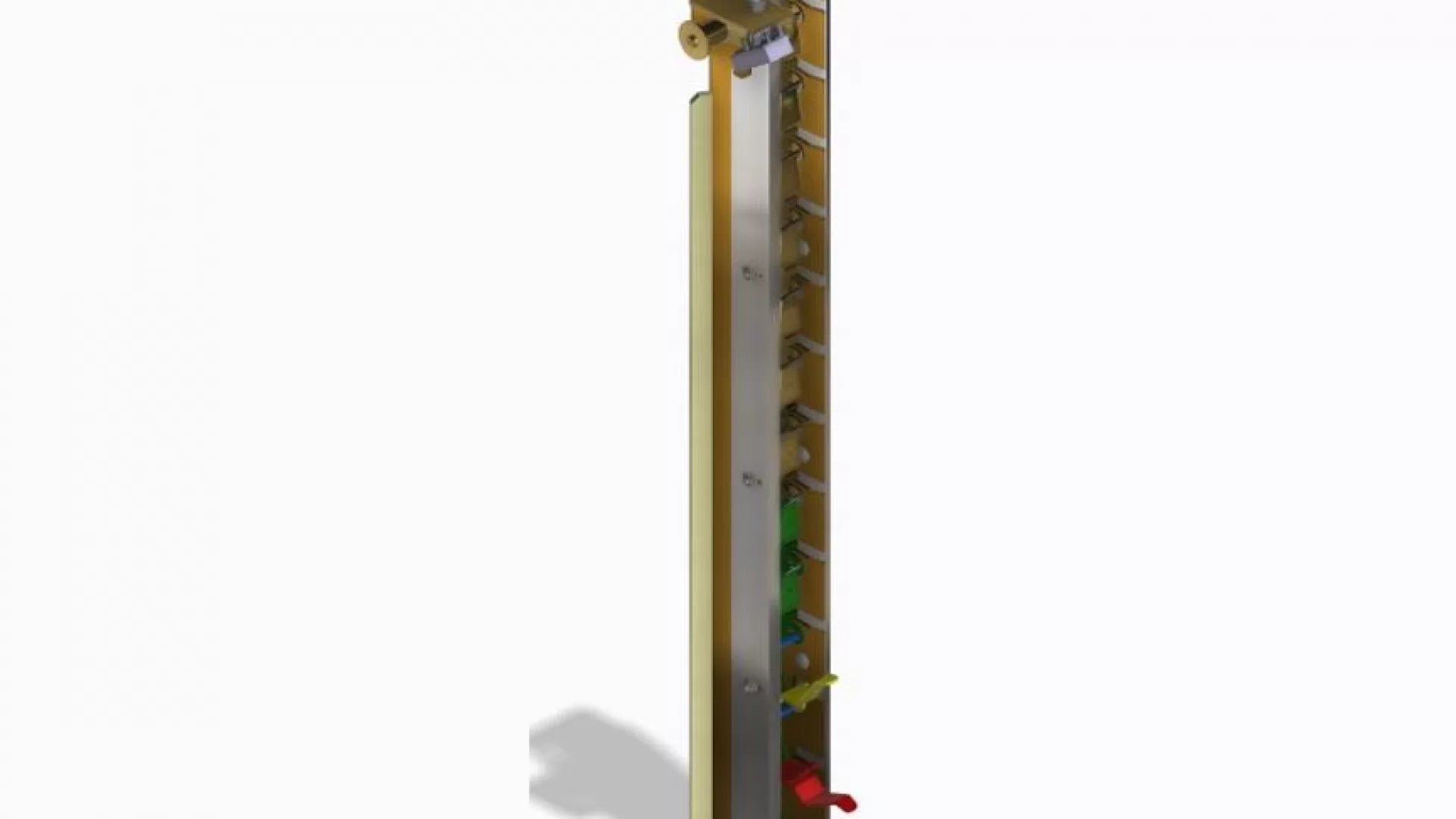 Contenitori metallici con colonne