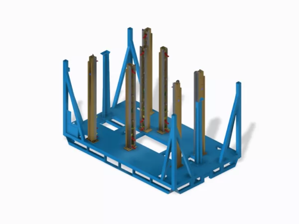 Automotive racks for automatic lines