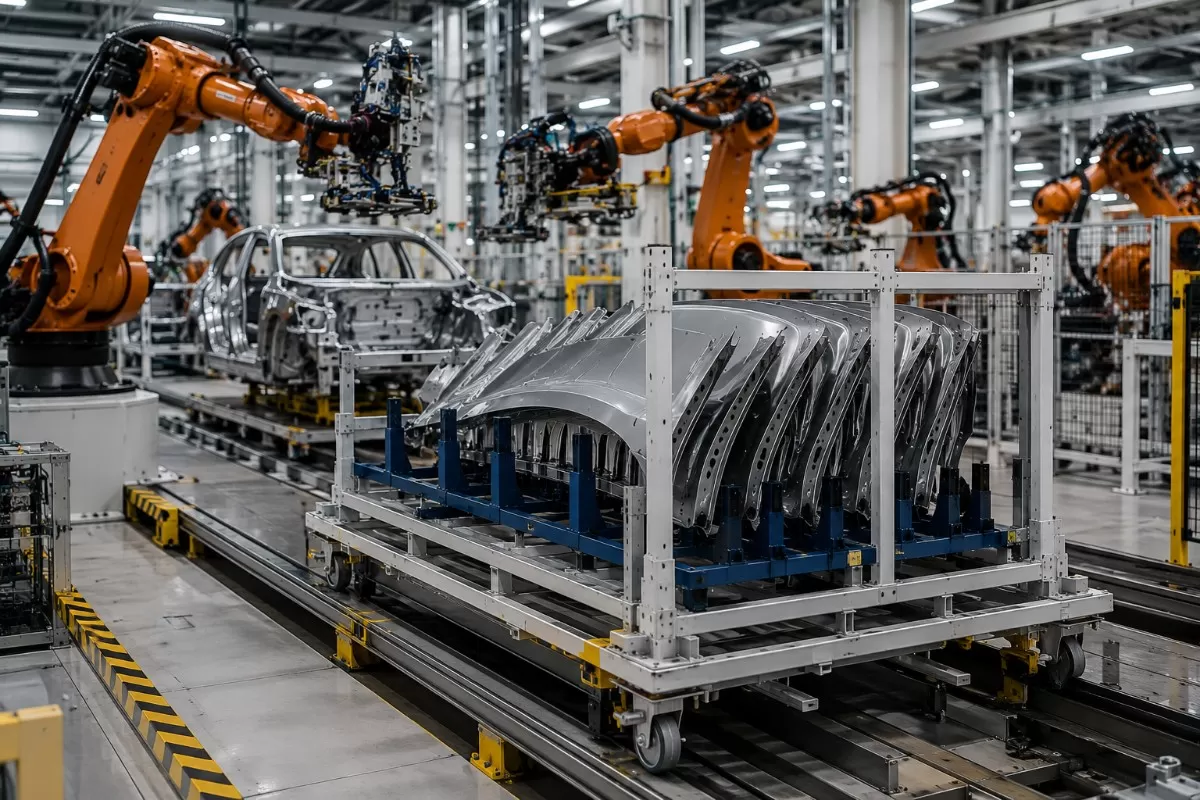 Logistica a lato linea: come ottimizzare la movimentazione interna in uno stabilimento automotive