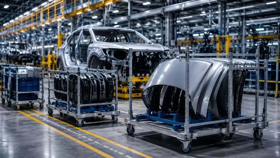 Logistica a lato linea: come ottimizzare la movimentazione interna in uno stabilimento automotive