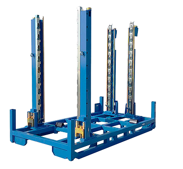 Contenitori metallici con colonne